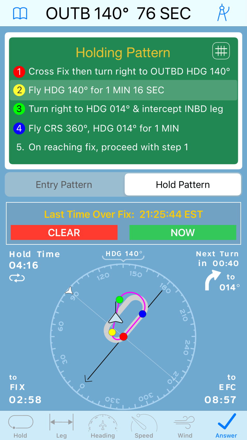 Holding Pattern Computer - Hold Pattern Tab